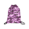 Purple Camouflage Drawstring Bag