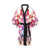 Colorful Aloha Flowers Kimono Robe