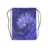 Royal Blue Tie Dye Drawstring Bag