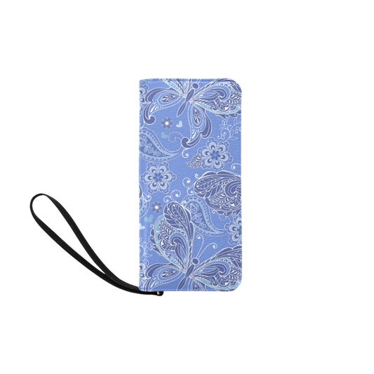 Purple butterflies Decor Clutch Purse