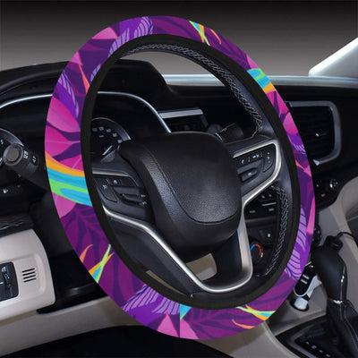 Colorful Plants Steering Wheel Cover