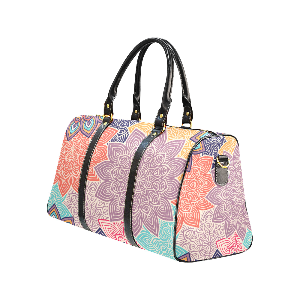 Colorul Floral Mandalas Travel Bag