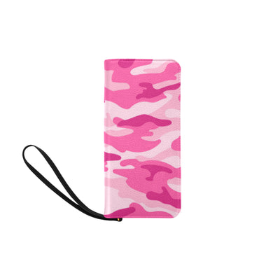Pink Camouflage Clutch Purse