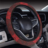 Red Oriental Steering Wheel Cover