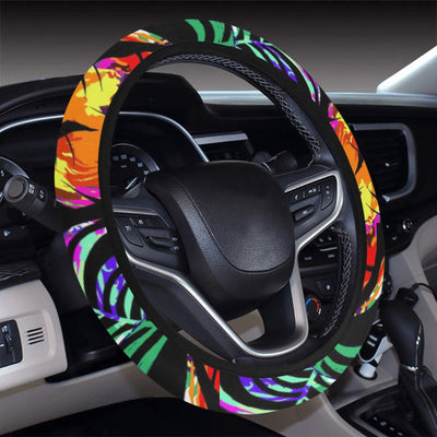 Colorful Plants Steering Wheel Cover