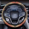 Brown Ethnic Steering Wheel Cover