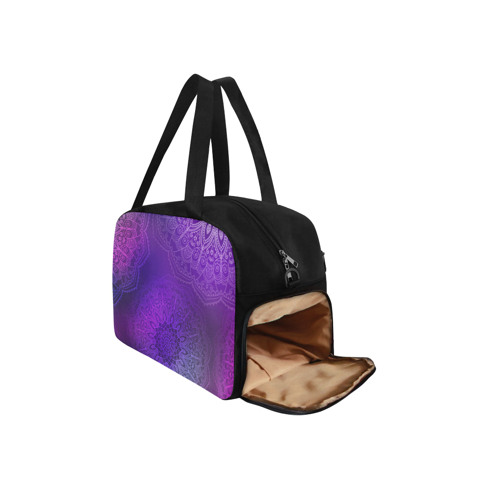 Purple Mandalas Fitness Bag Fitness