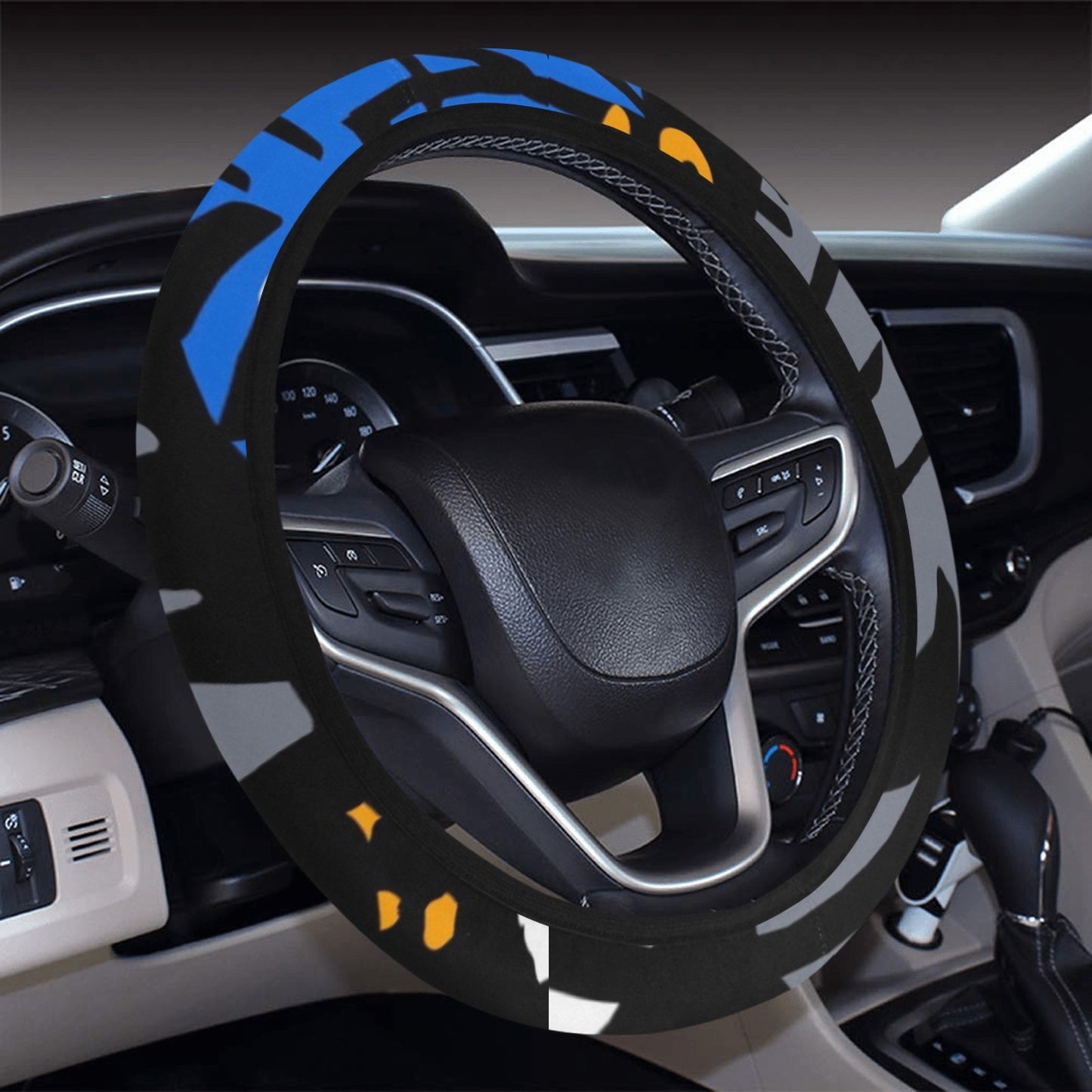 Urban Graffiti Steering Wheel Cover