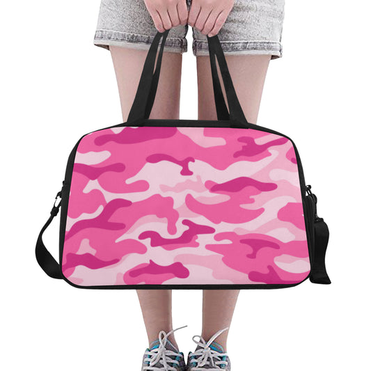 Pink Camouflage Fitness Bag Fitness