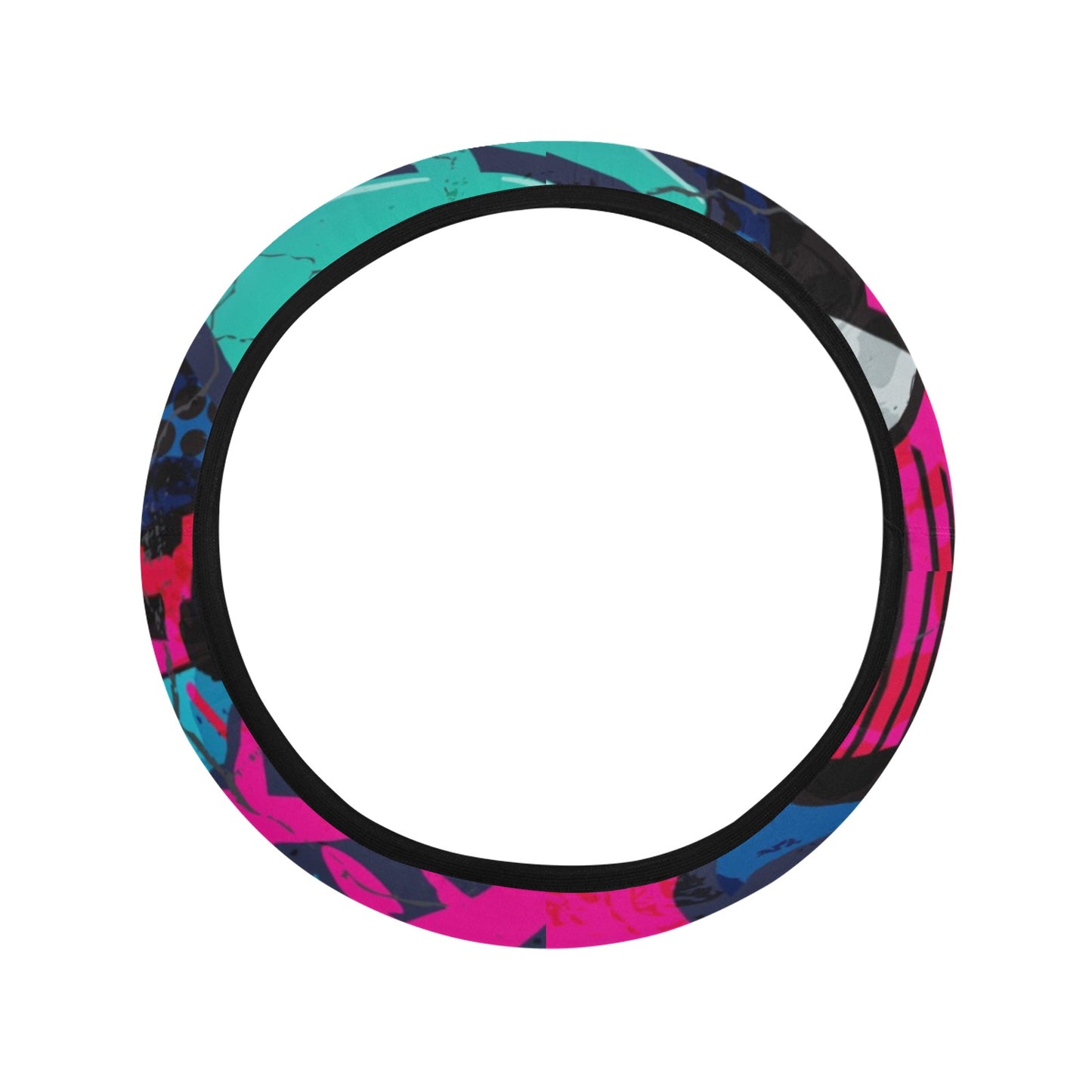 Colorful Graffiti Steering Wheel Cover