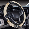 Beige Leaves 2 Steering Wheel Cover