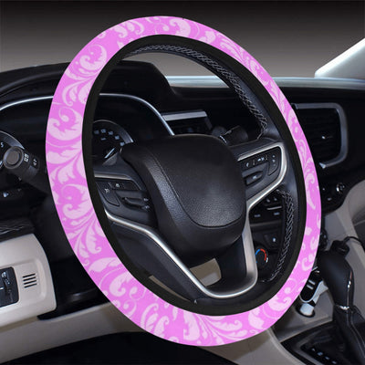 Pink Elegant Decor Steering Wheel Cover
