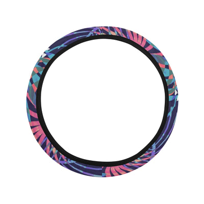 Colorful Plants Steering Wheel Cover