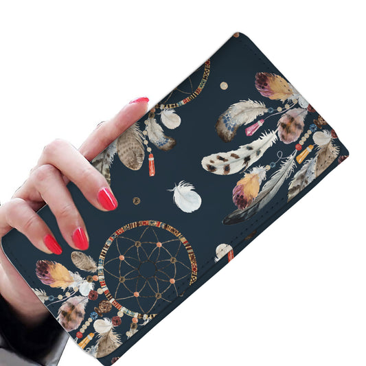 Dream Catchers Pattern Womens Wallet