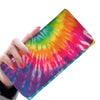 Colorful Tie Dye Spiral Womens Wallet