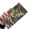 Army Green Camouflage Womens Wallet