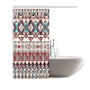 Brown Boho Aztec Shower Curtain Shower Curtain 72"x72"