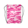Pink Camouflage Drawstring Bag