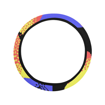 Colorful Abstract Steering Wheel Cover