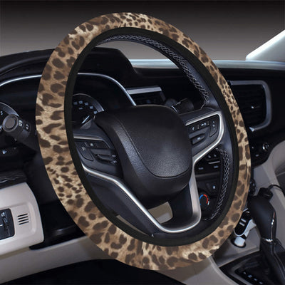 Leopard Print Steering Wheel Cover