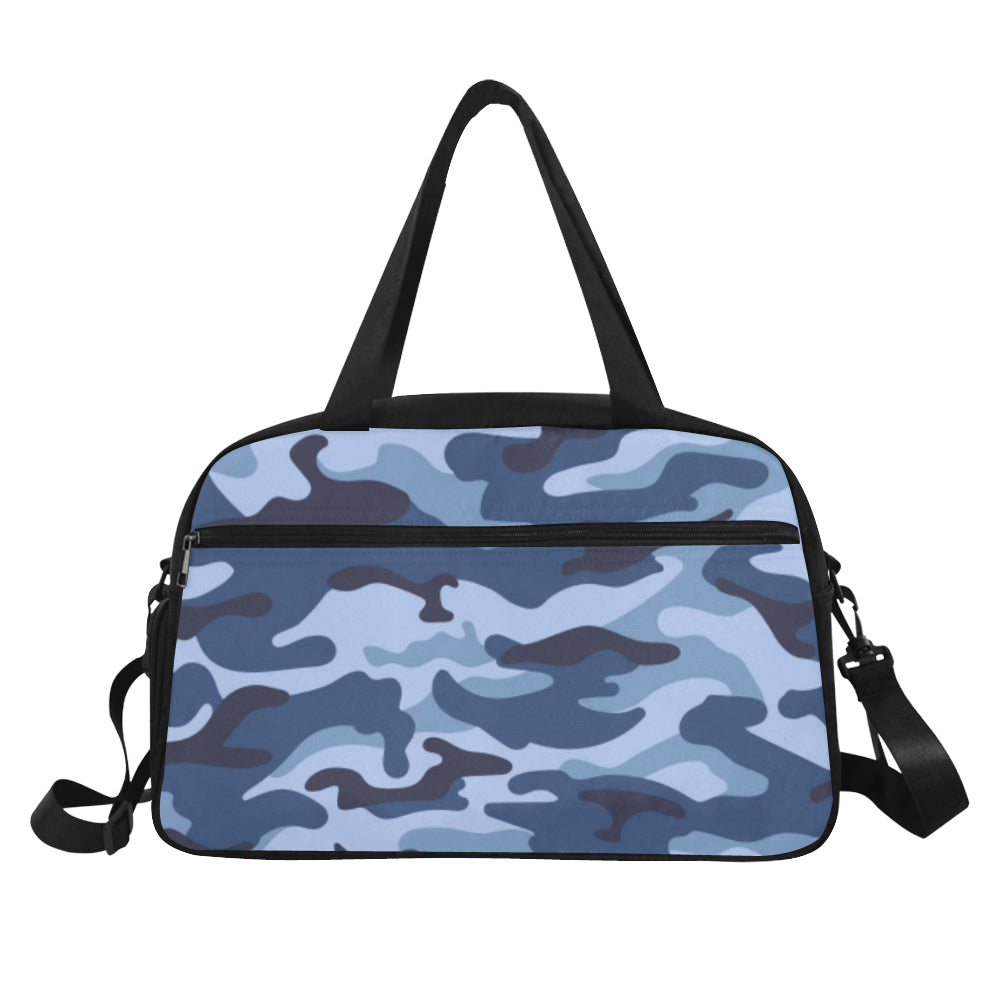 Blue Camouflage Fitness Bag Fitness