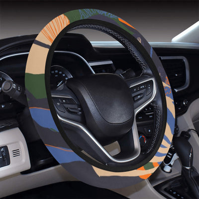 Colorful Plants Steering Wheel Cover