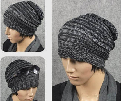 Womens Knit Baggy Beanie