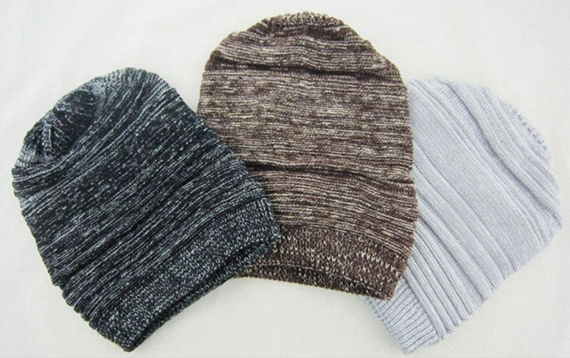 Womens Knit Baggy Beanie