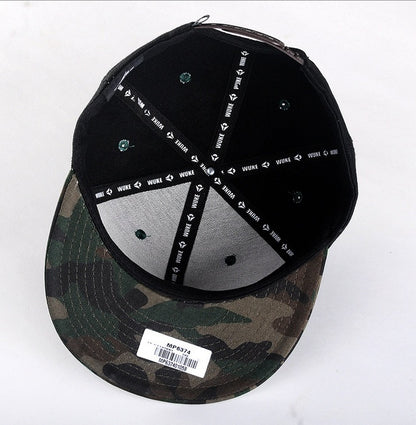 Marijuana Weed Leaf Camouflage Snapback Hat