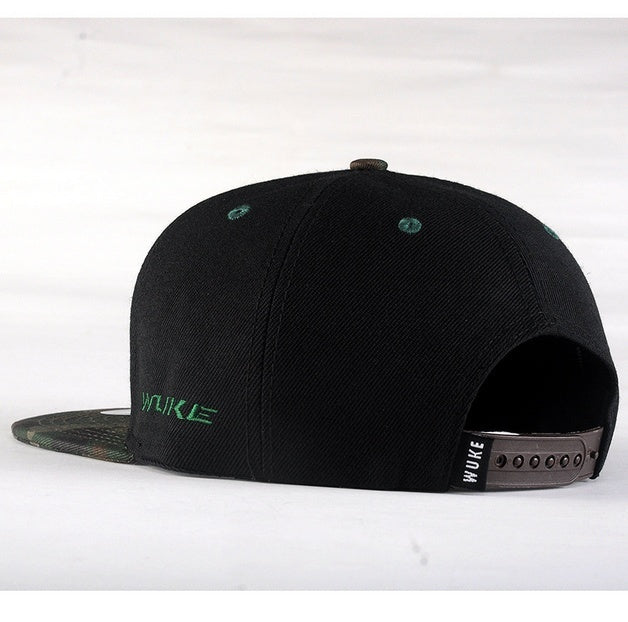 Marijuana Weed Leaf Camouflage Snapback Hat