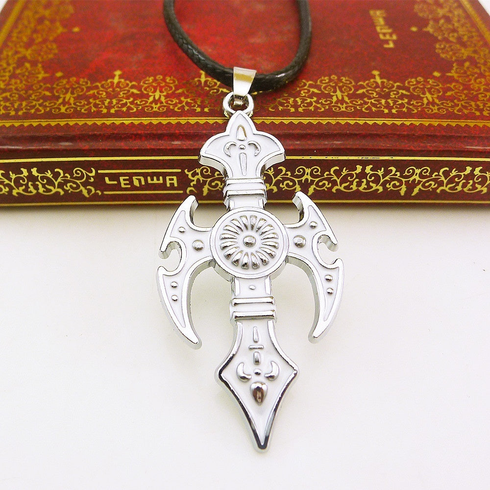Mens Cross Pendant Necklace