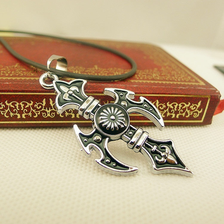 Mens Cross Pendant Necklace
