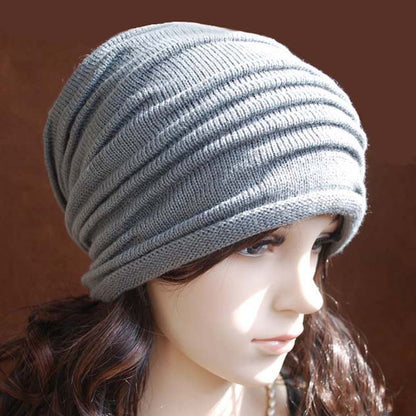 Womens Baggy Knit Beanie