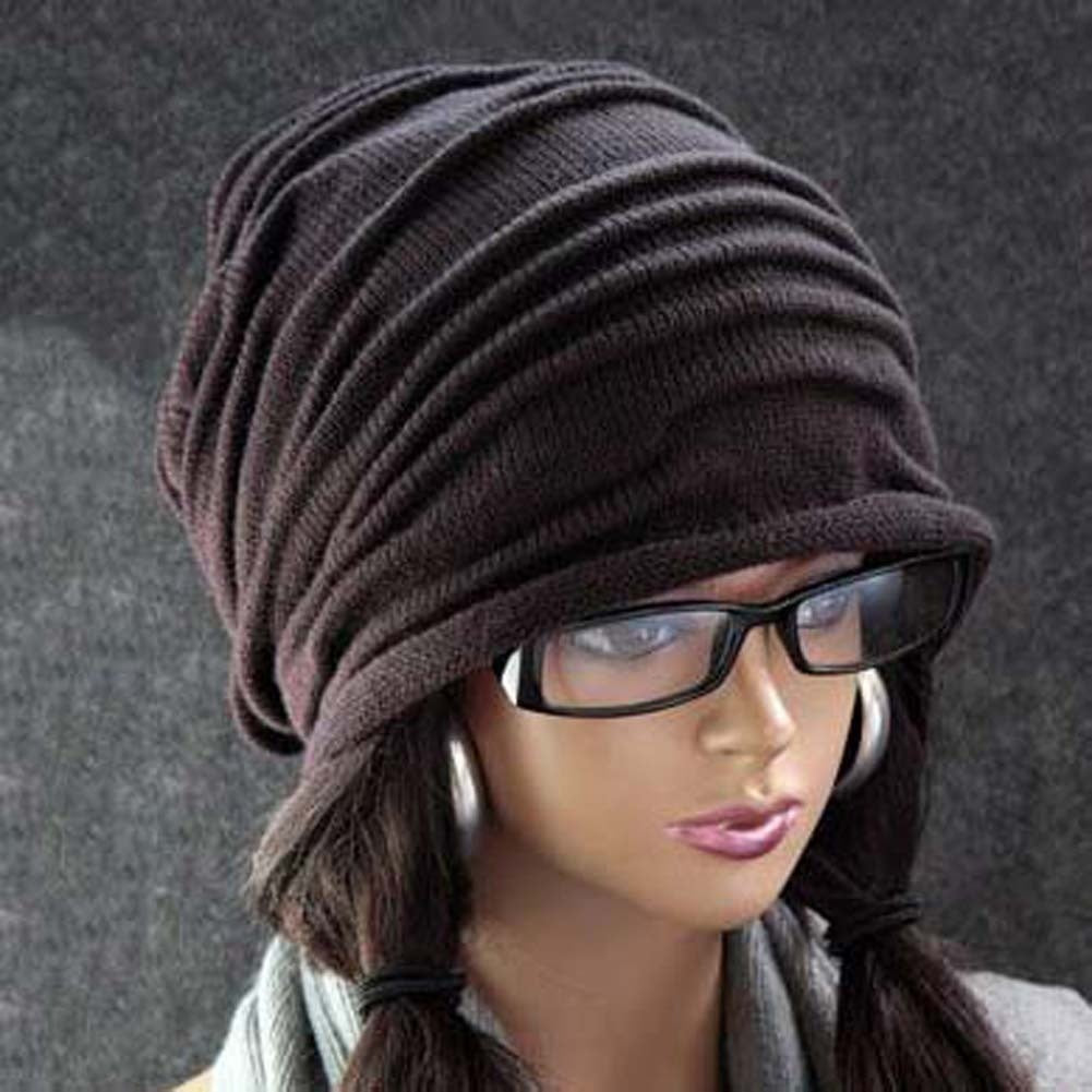 Womens Baggy Knit Beanie
