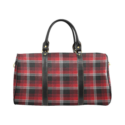 Red Plaid Travel Bag