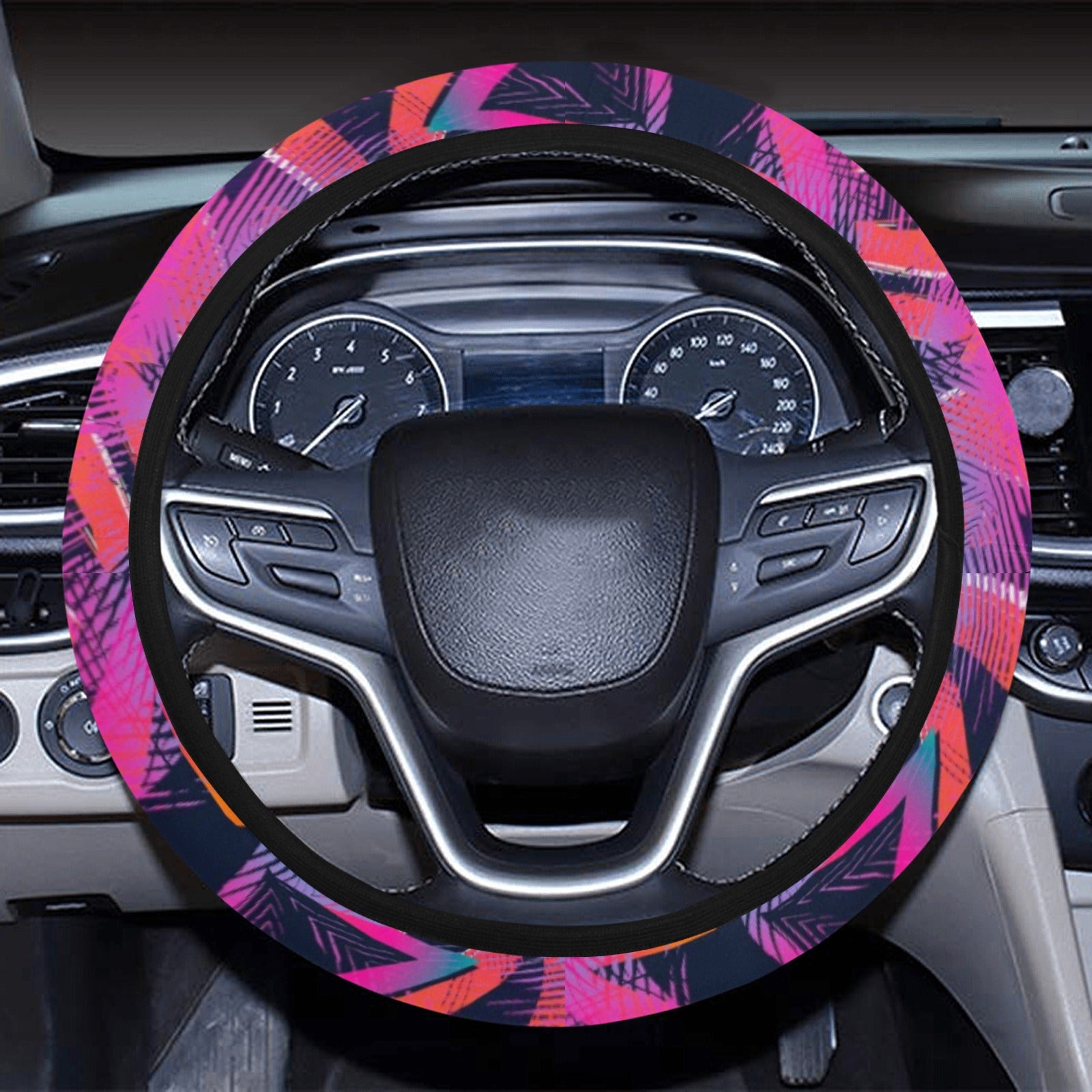 Colorful Stars Steering Wheel Cover
