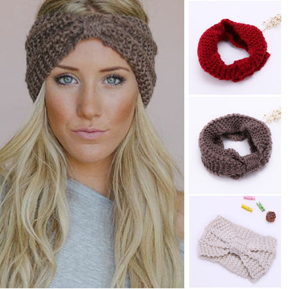 Womens Crochet Knitted Headband
