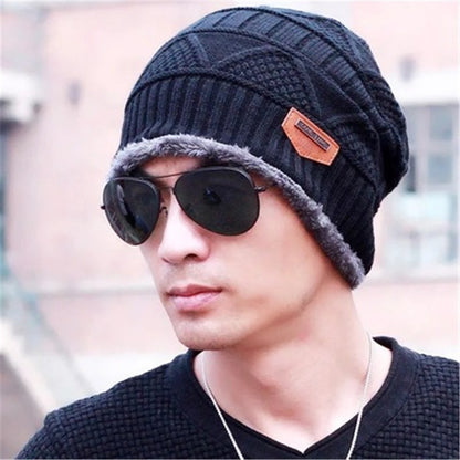 Mens Knitted Beanie Cap