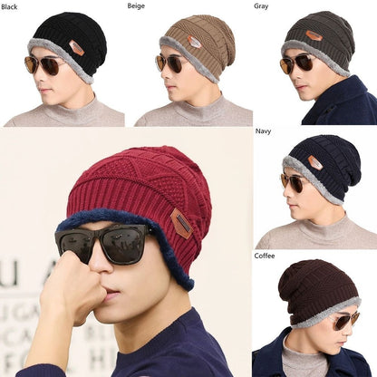 Mens Knitted Beanie Cap