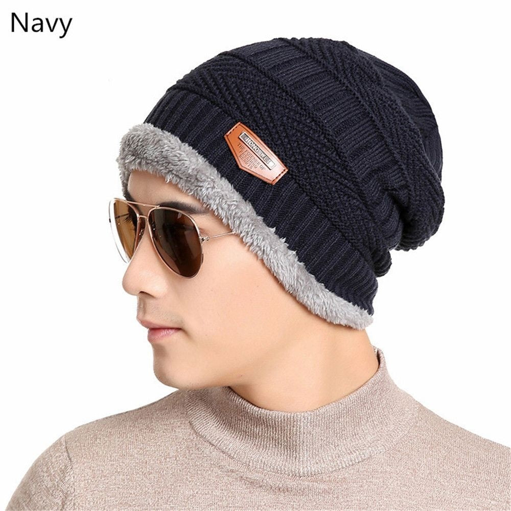 Mens Knitted Beanie Cap