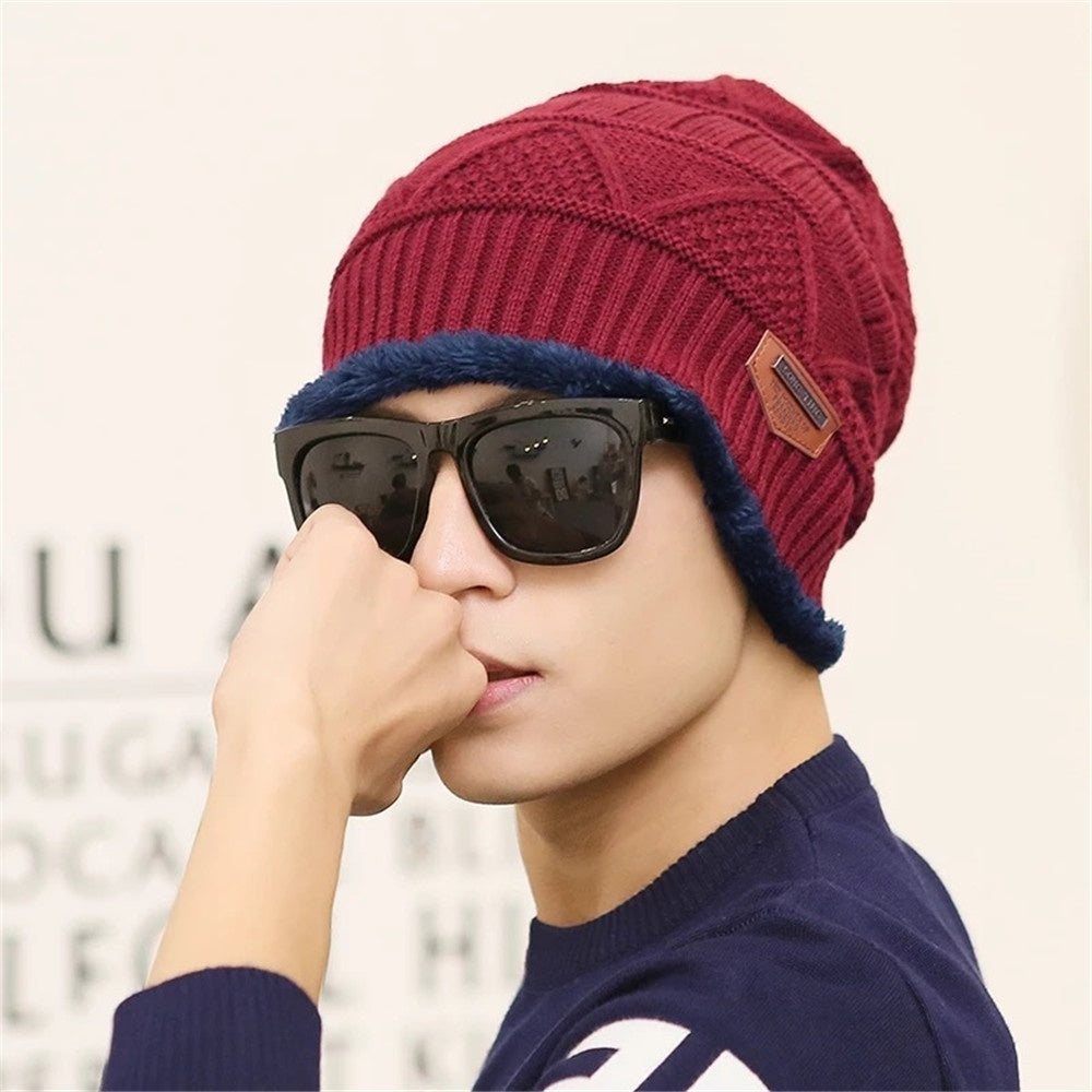 Mens Knitted Beanie Cap