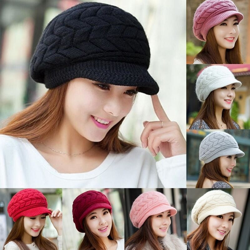 Womens Beanie Knitted Hat