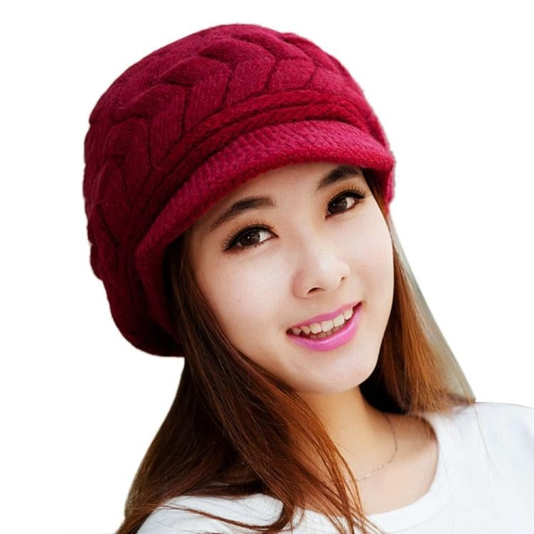 Womens Beanie Knitted Hat