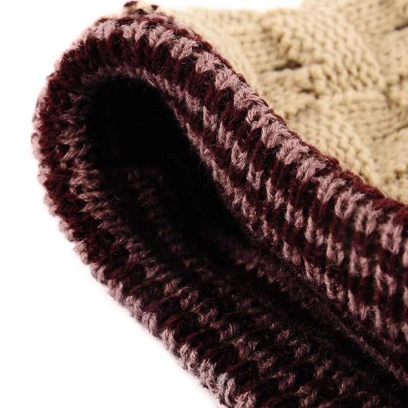 Mens Knitted Baggy Beanie Cap