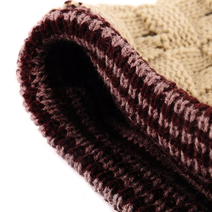 Mens Knitted Baggy Beanie Cap