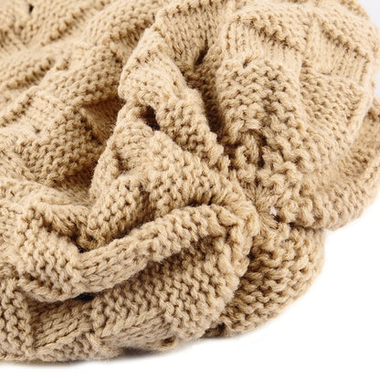 Mens Knitted Baggy Beanie Cap