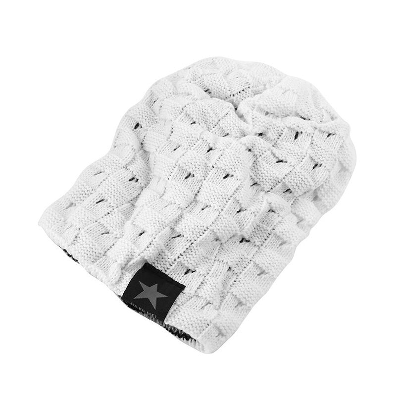 Mens Knitted Baggy Beanie Cap