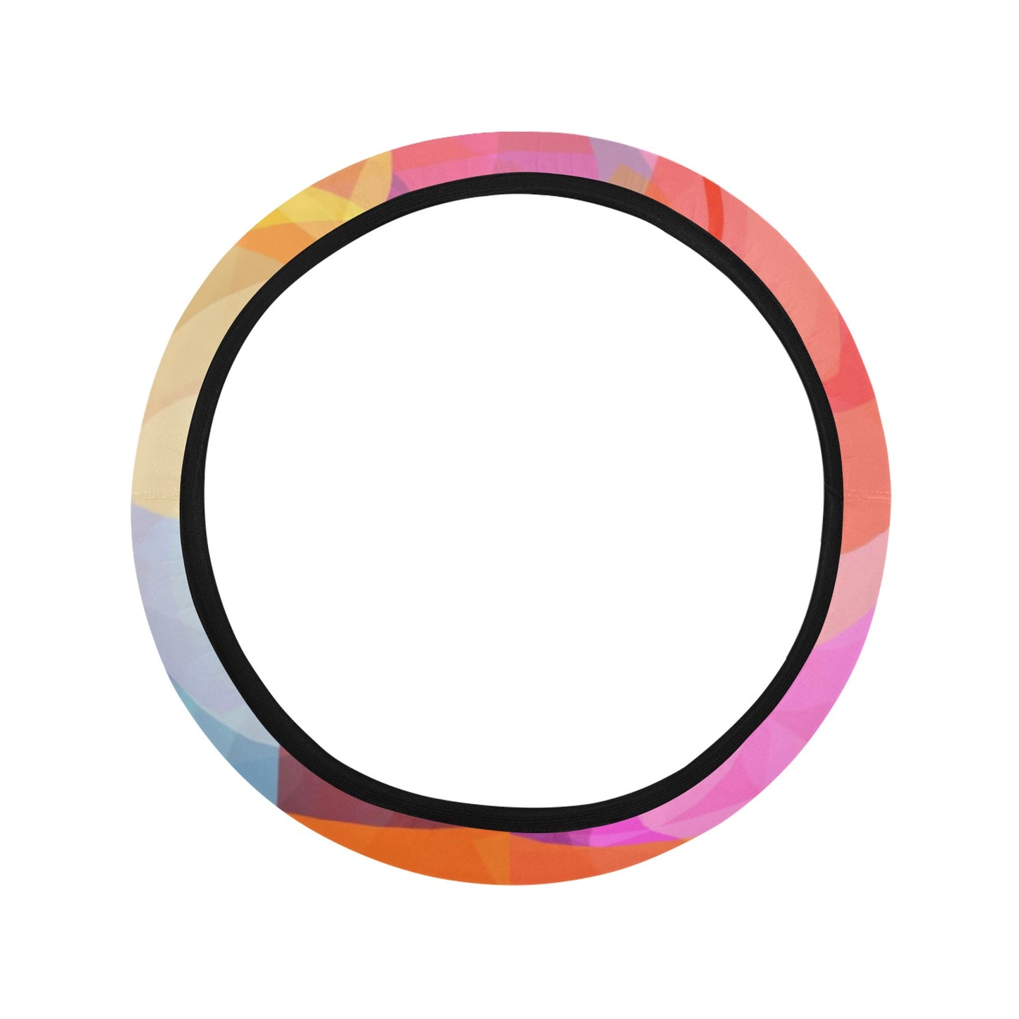 Colorful Abstract Steering Wheel Cover