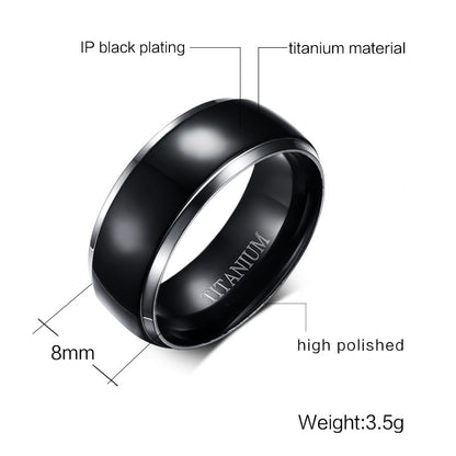 Mens Titanium Ring