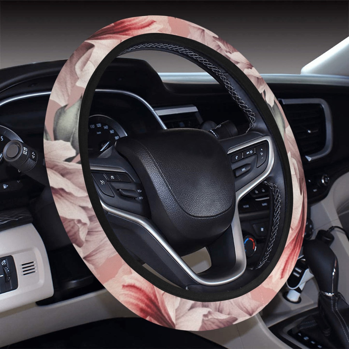 Floral Steering Wheel Cover